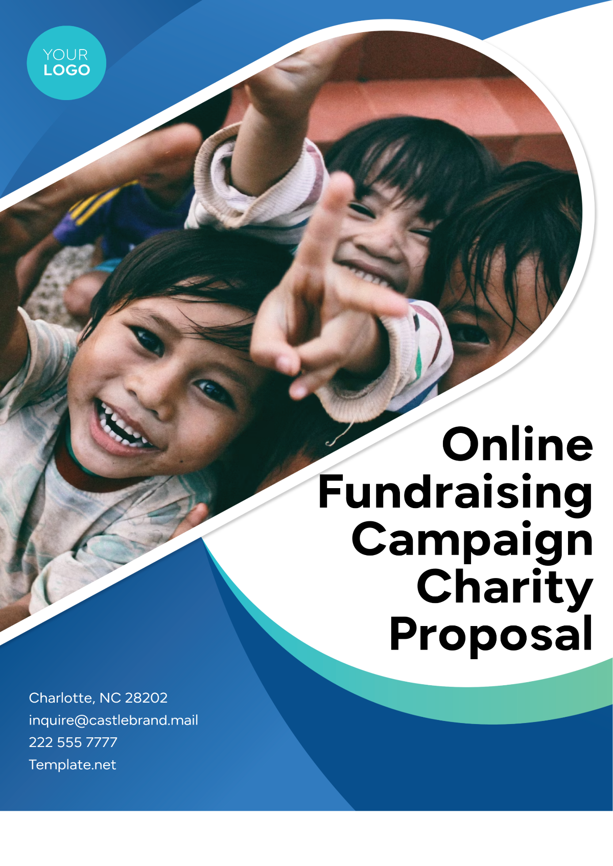 Online Fundraising Campaign Charity Proposal Template - Edit Online & Download