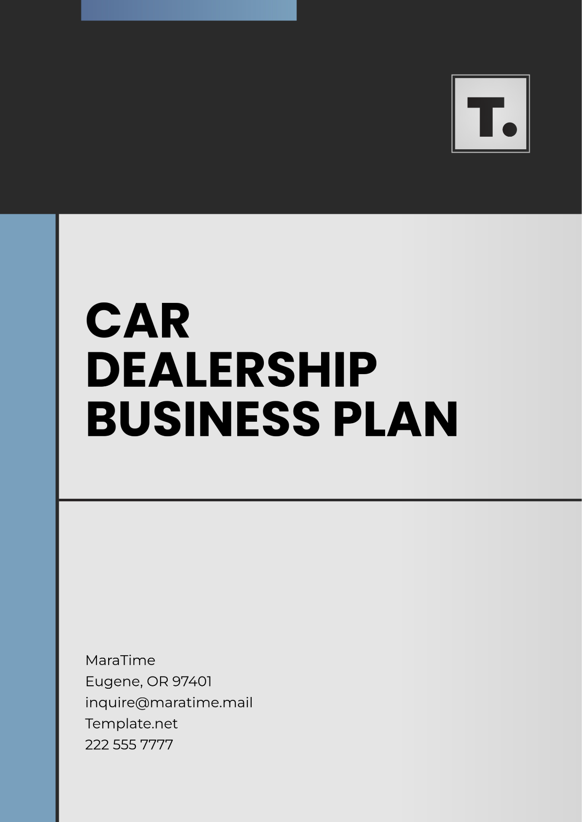 Car Dealership Business Plan Template - Edit Online & Download