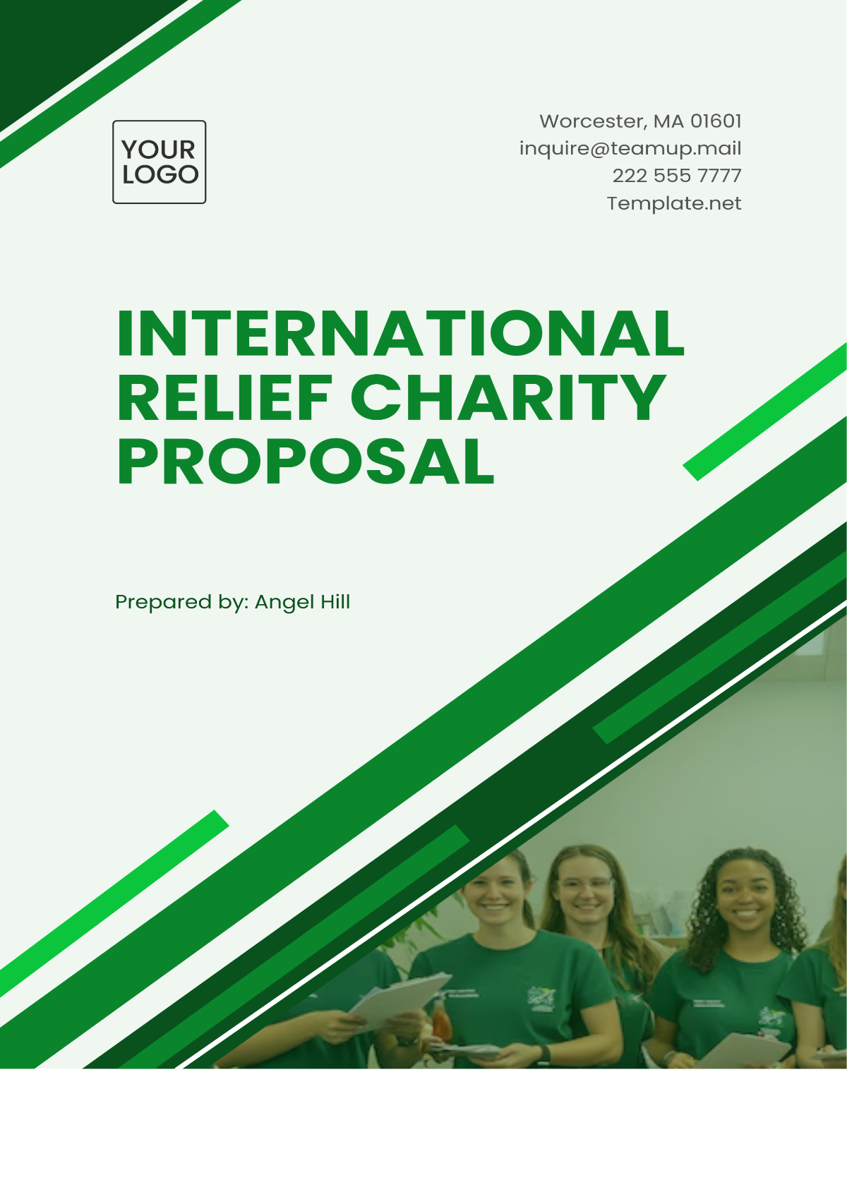 International Relief Charity Proposal Template - Edit Online & Download