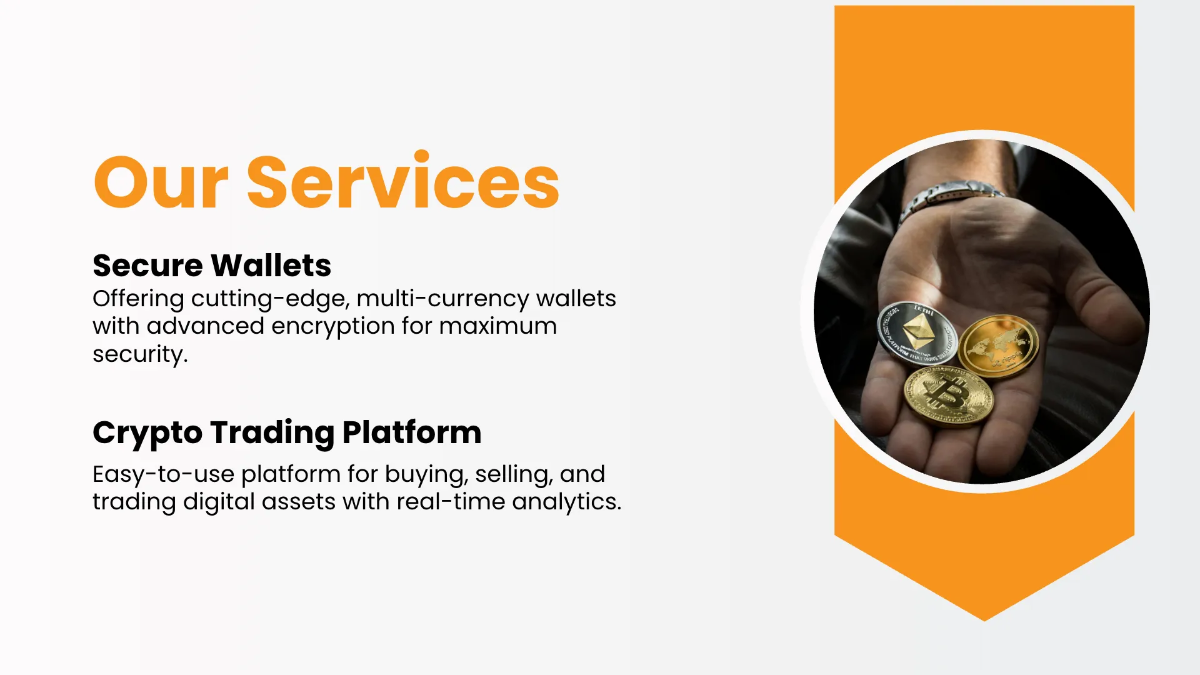 Free Cryptocurrency Pitch Deck Template to Edit Online