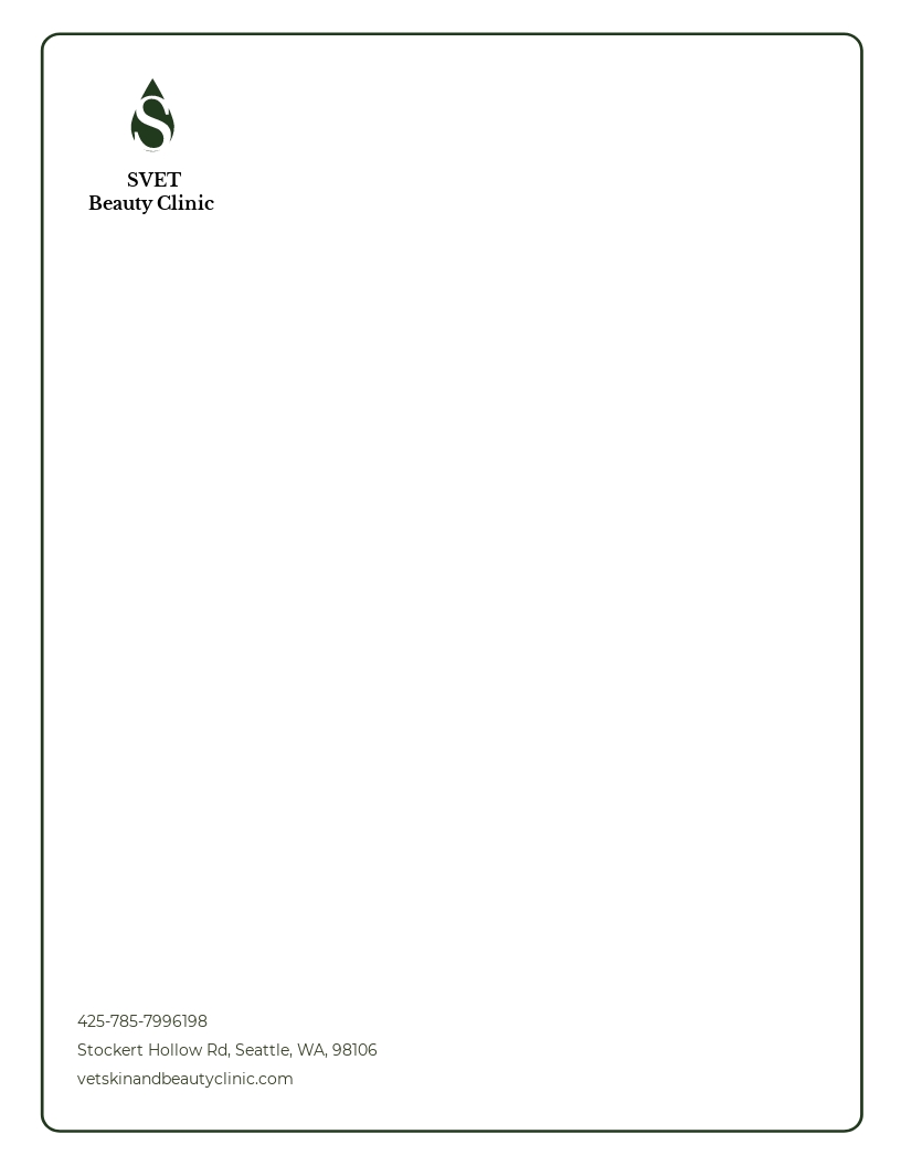 Weight Loss Clinic Letterhead Template - Google Docs, Word | Template.net