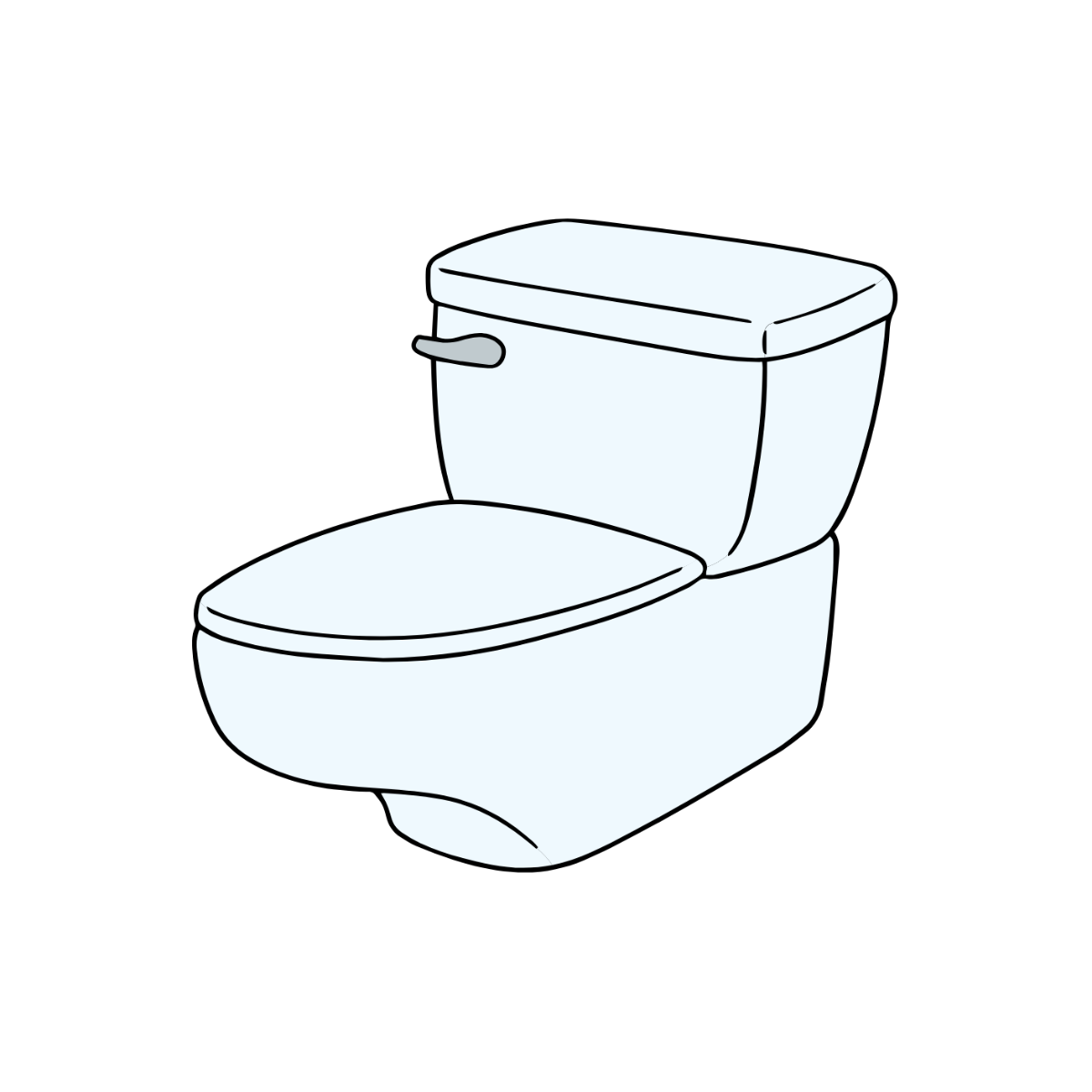 Toilet Bowl Clipart - Edit Online | Template.net