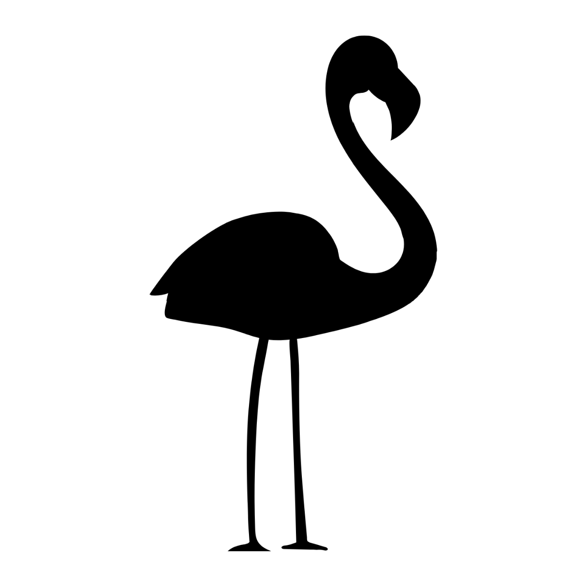 Flamingo Silhouette Clipart - Edit Online | Template.net