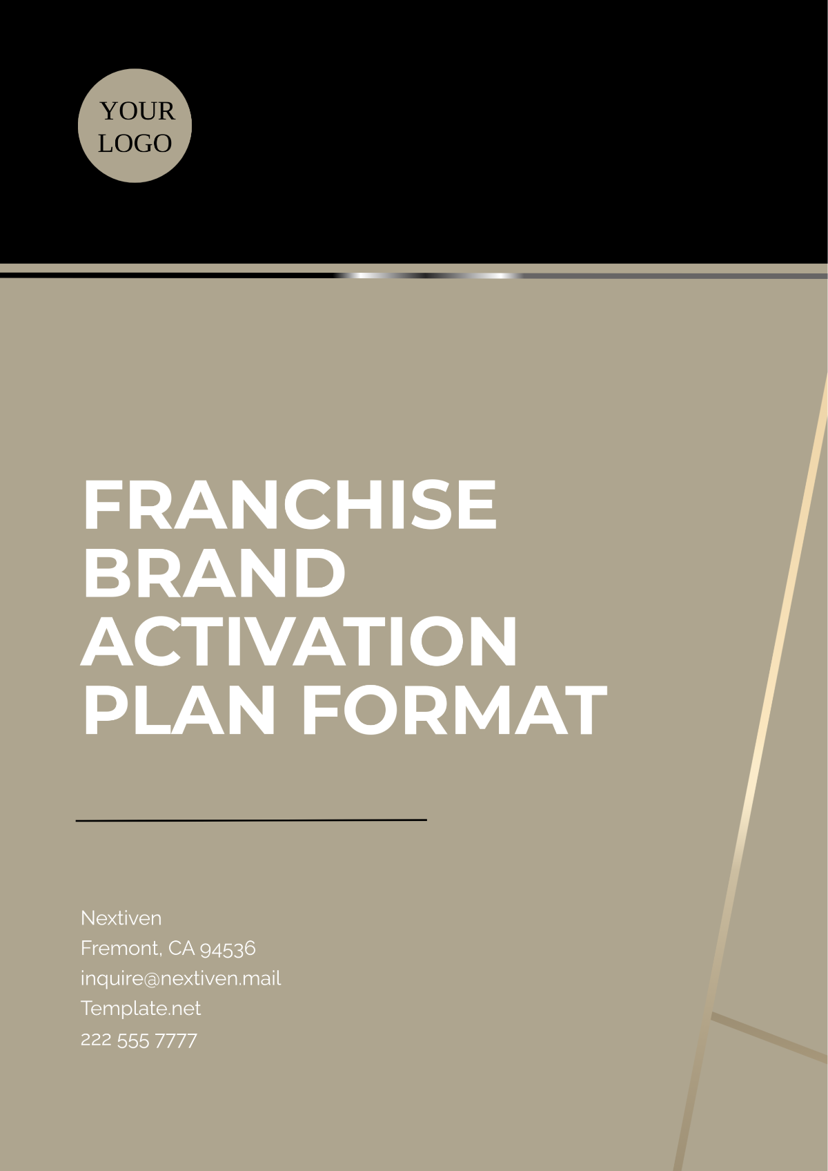 Franchise Brand Activation Plan Format Template - Edit Online & Download