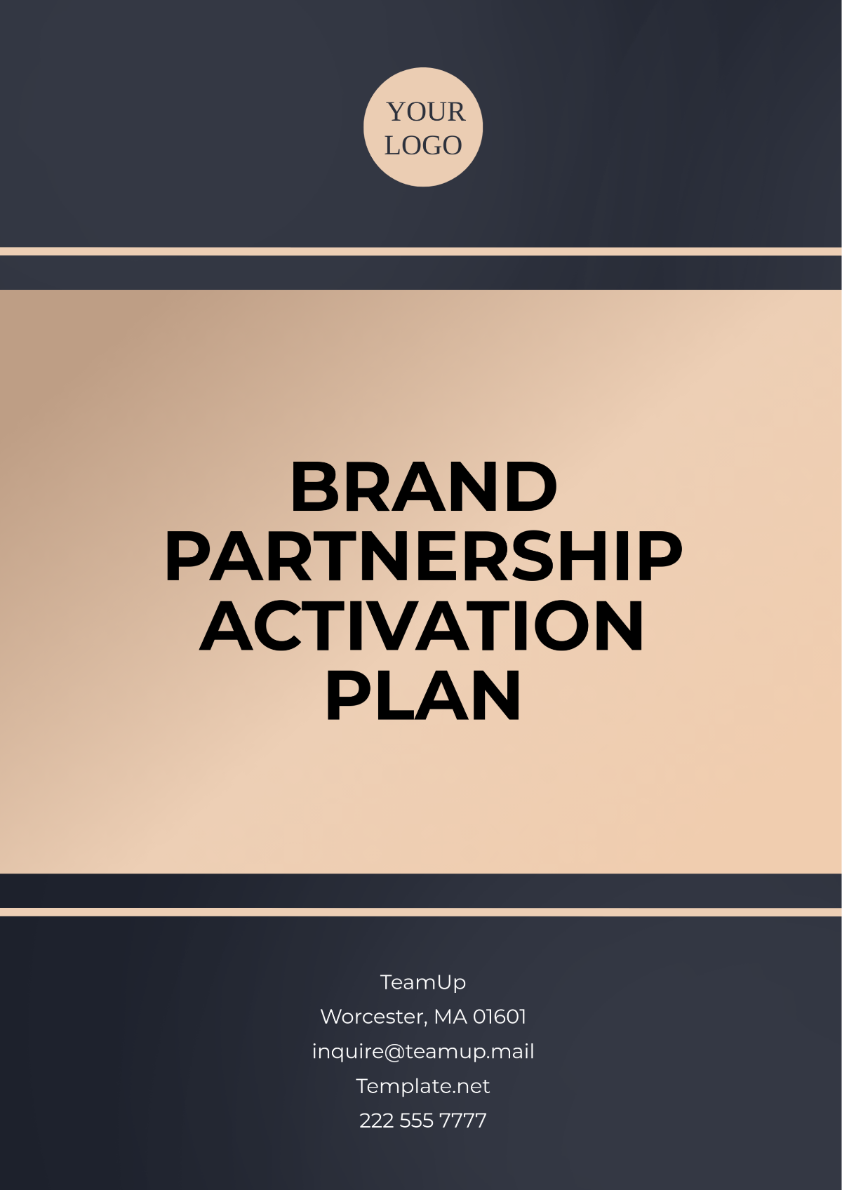 Brand Partnerships Activation Plan Template - Edit Online & Download