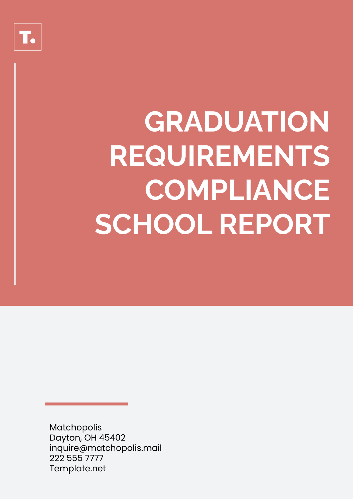 Graduation Requirements Compliance School Report Template - Edit Online & Download