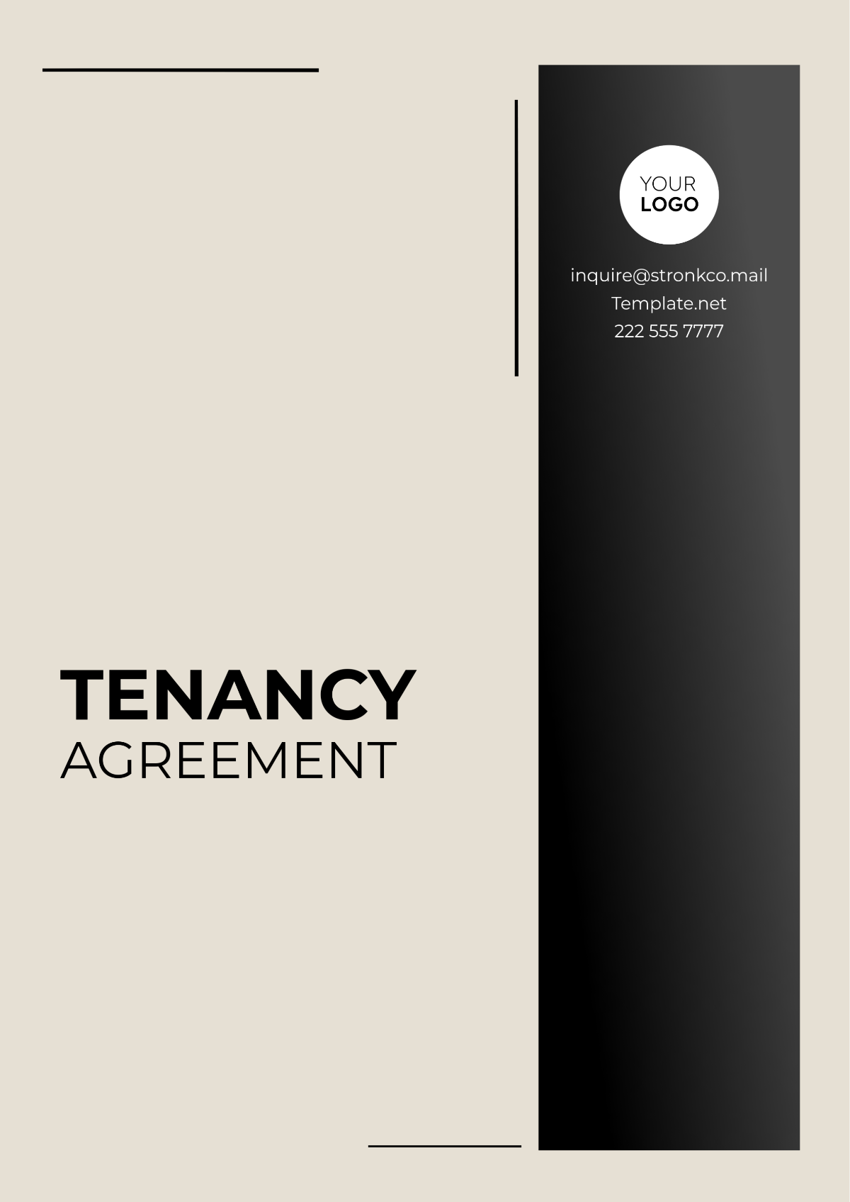 Free Basic Tenancy Agreement Sample Template