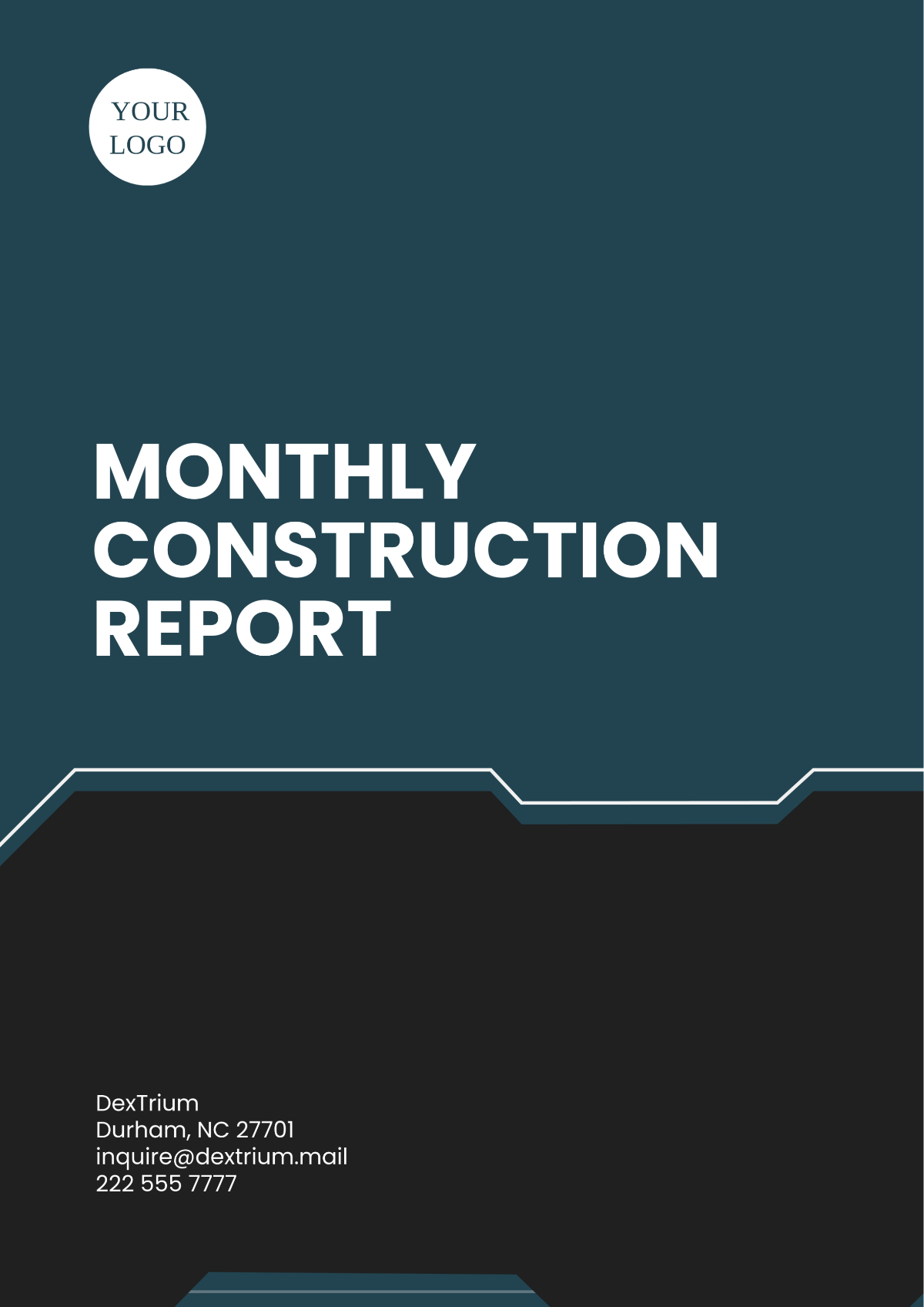 Free Monthly Construction Report Template