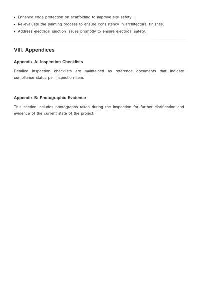 Free Construction Workmanship Quality Report Template to Edit Online