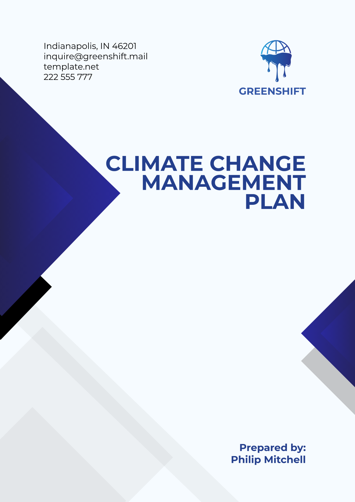 Climate Change Management Plan Template - Edit Online & Download