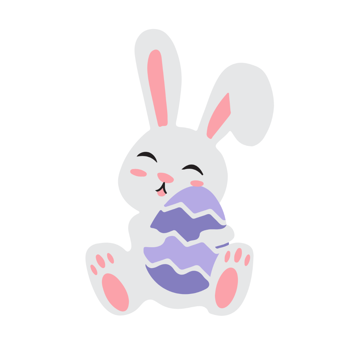 Easter Rabbit Clipart - Edit Online | Template.net