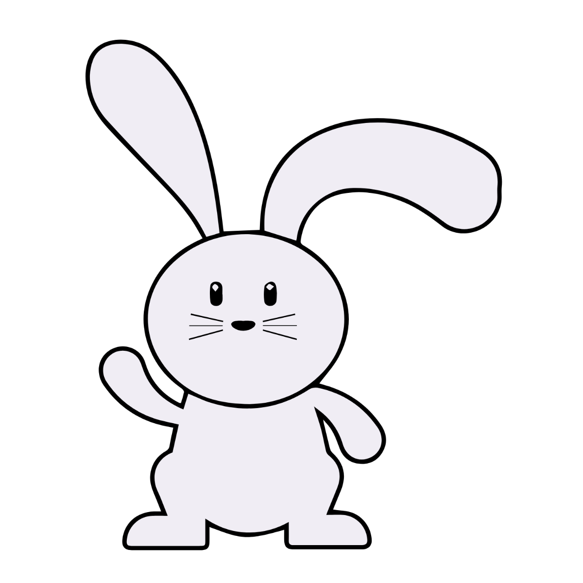 White Rabbit Clipart - Edit Online | Template.net