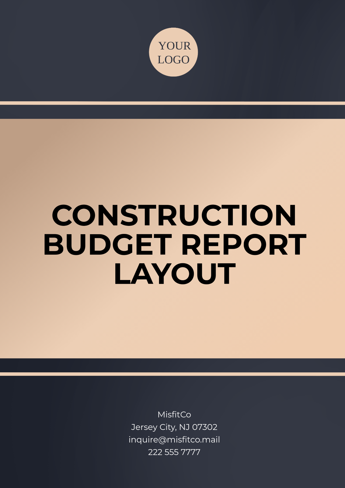 Construction Budget Report Layout Template - Edit Online & Download