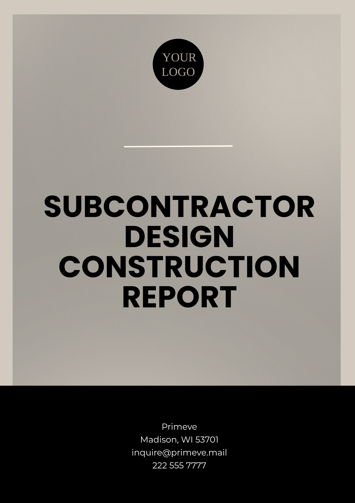 Subcontractor Design Construction Report Template - Edit Online & Download