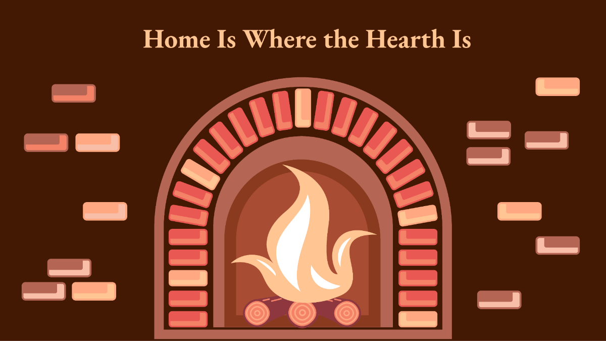 Free Fireplace Background Poster Template - Edit Online & Download