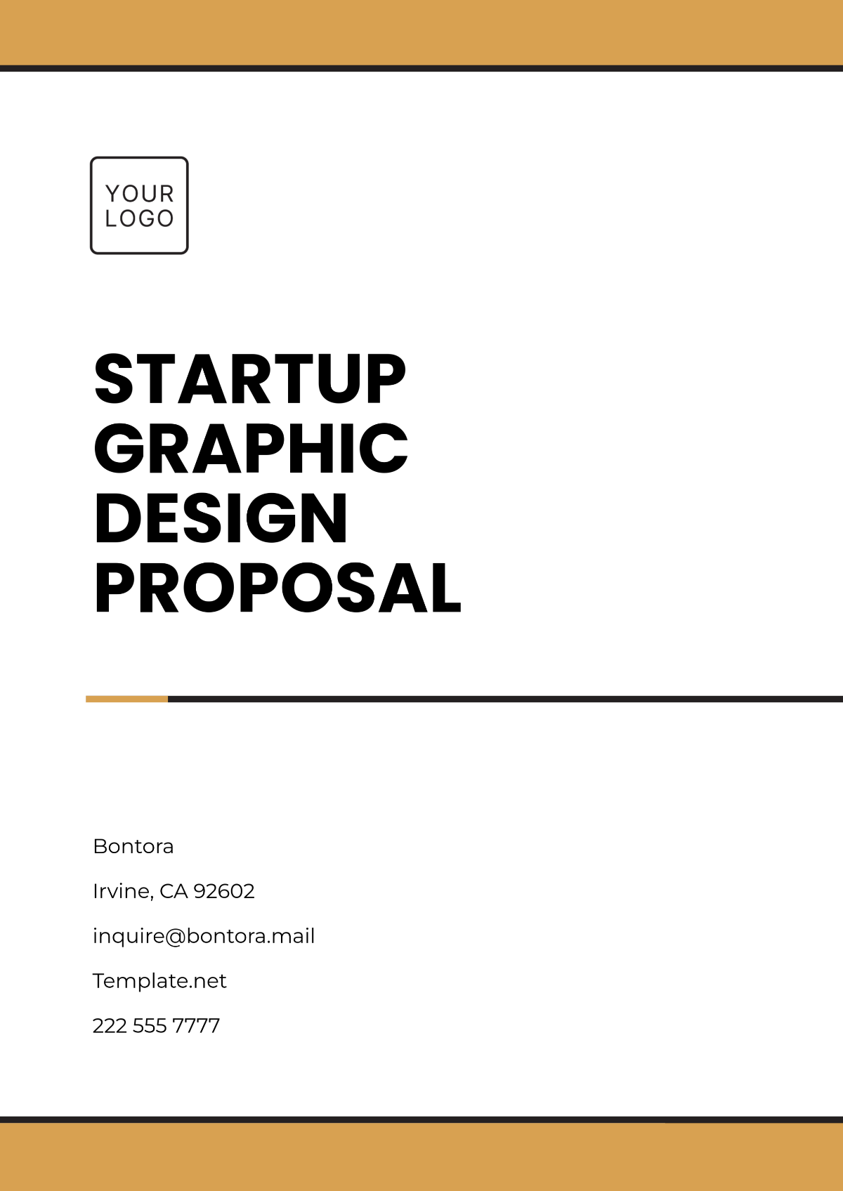 Free Graphic Design Proposal Template - Edit Online & Download ...