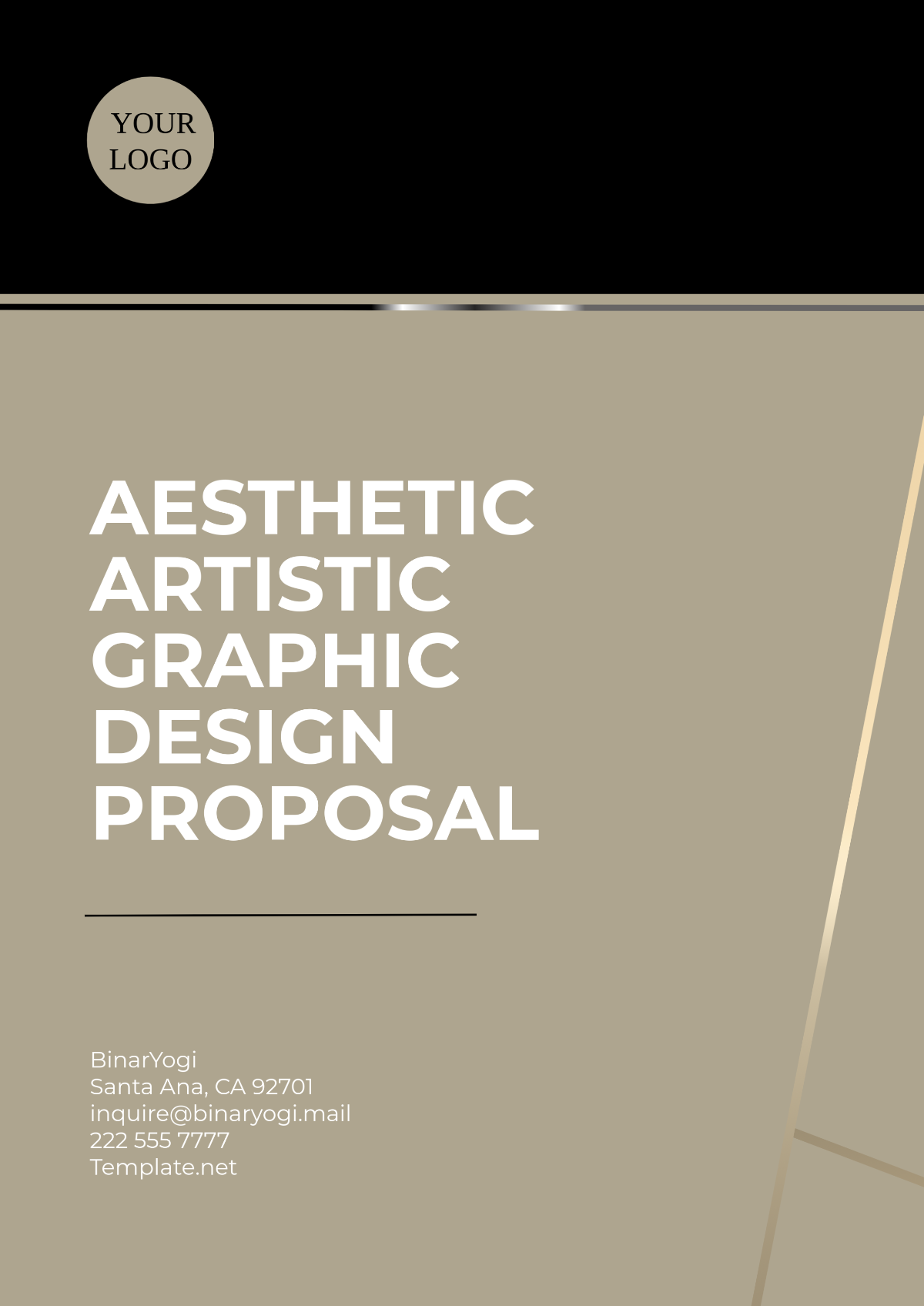 Free Aesthetic Artistic Graphic Design Proposal Template - Edit Online ...