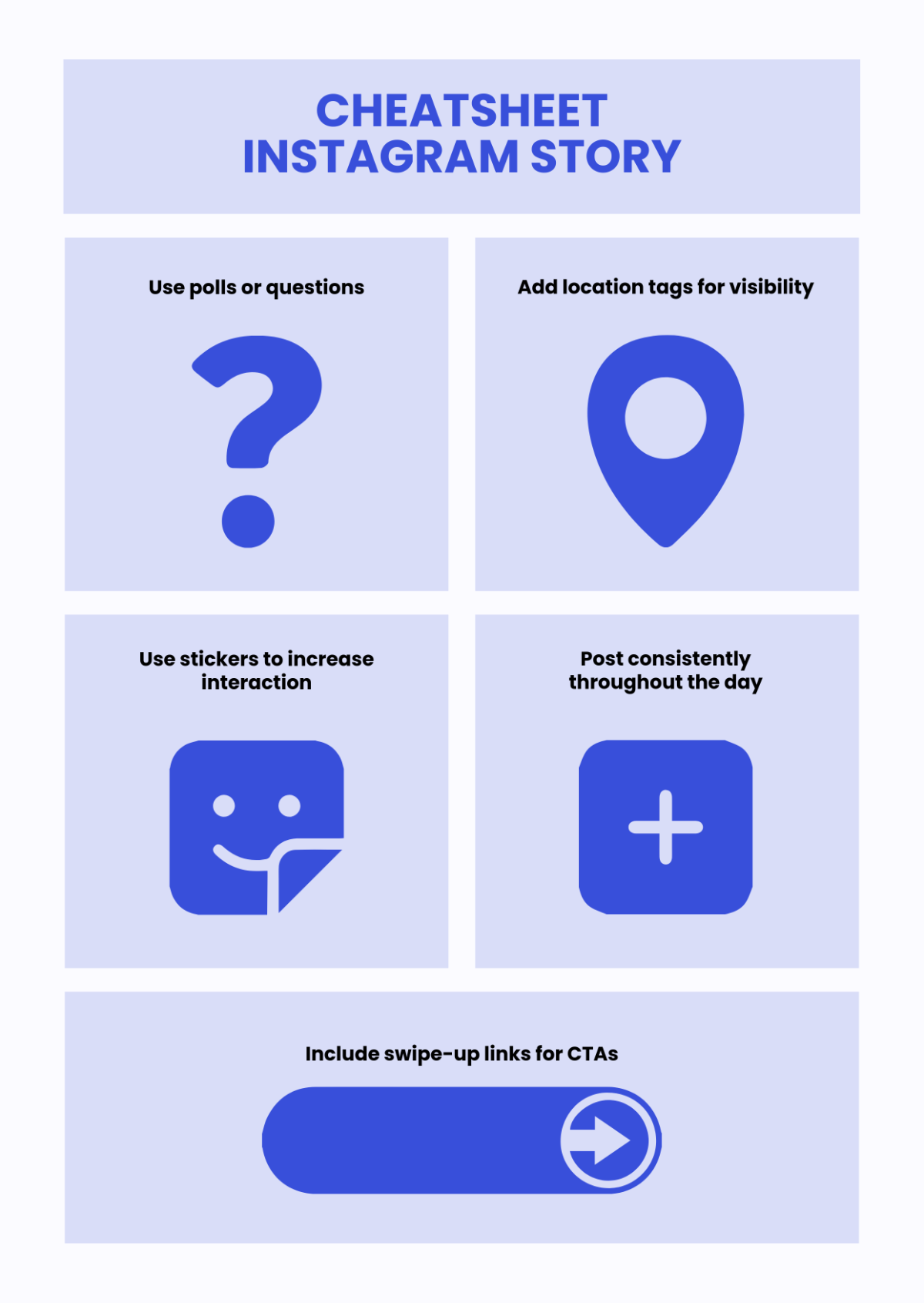 Free Cheatsheet Instagram Story Template