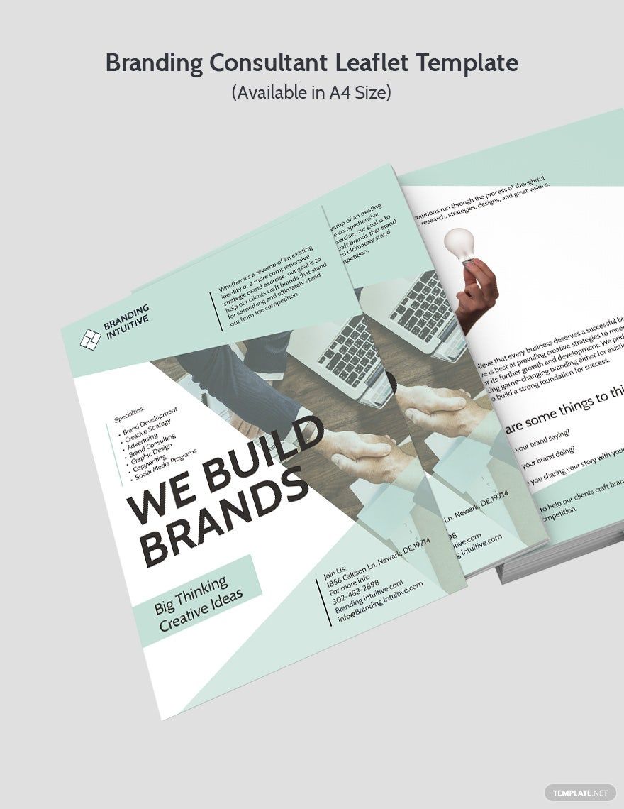 Branding Consultant DL Card Template