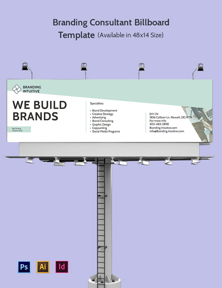 Branding Consultant Billboard Template