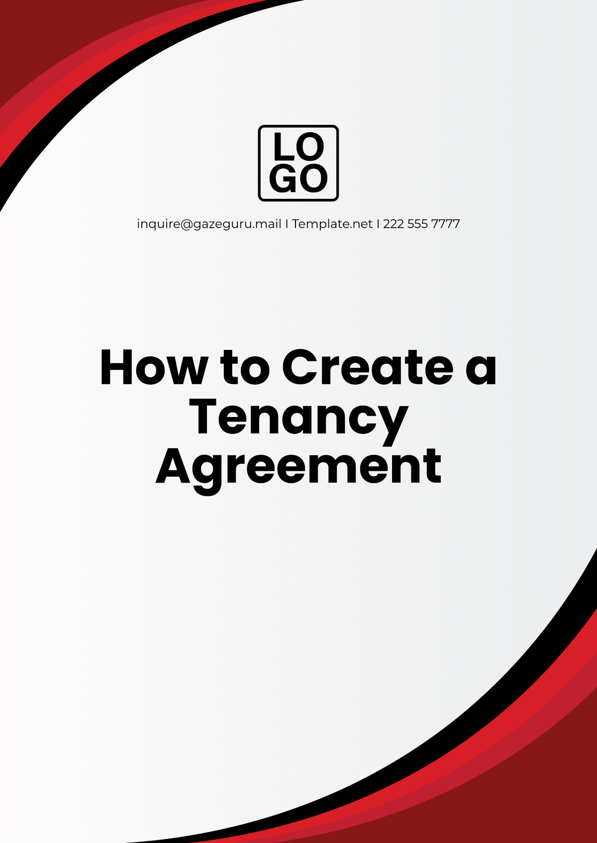 Free How to Create a Tenancy Agreement Template