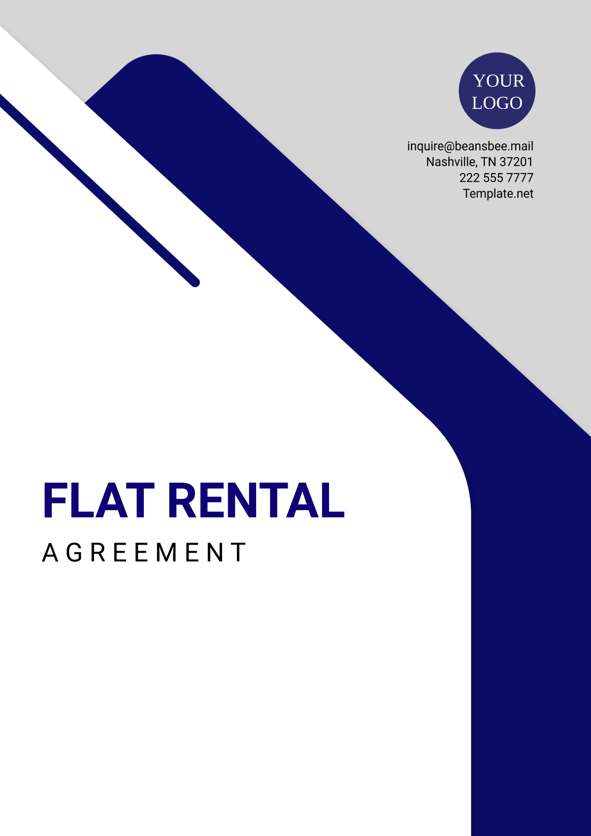 Free Flat Rental Agreement Template