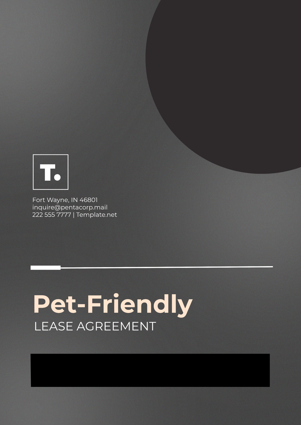 Free Pet-Friendly Lease Agreement Template