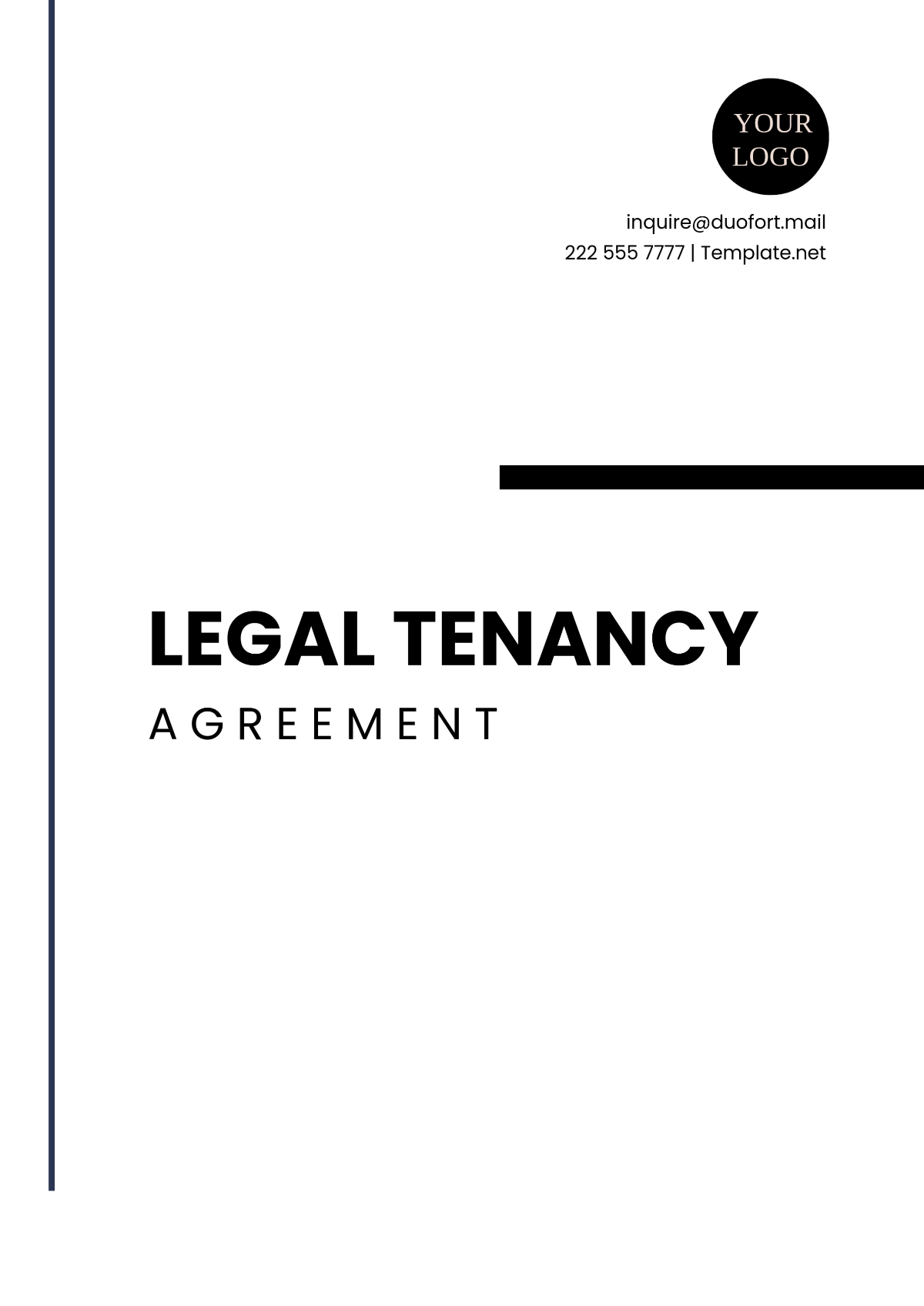 Free Legal Tenancy Agreement Outline Template