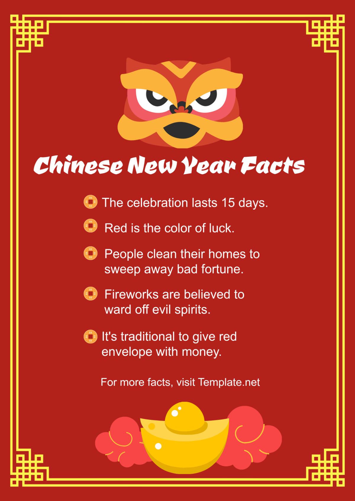 Free Chinese New Year Facts Template - Edit Online & Download