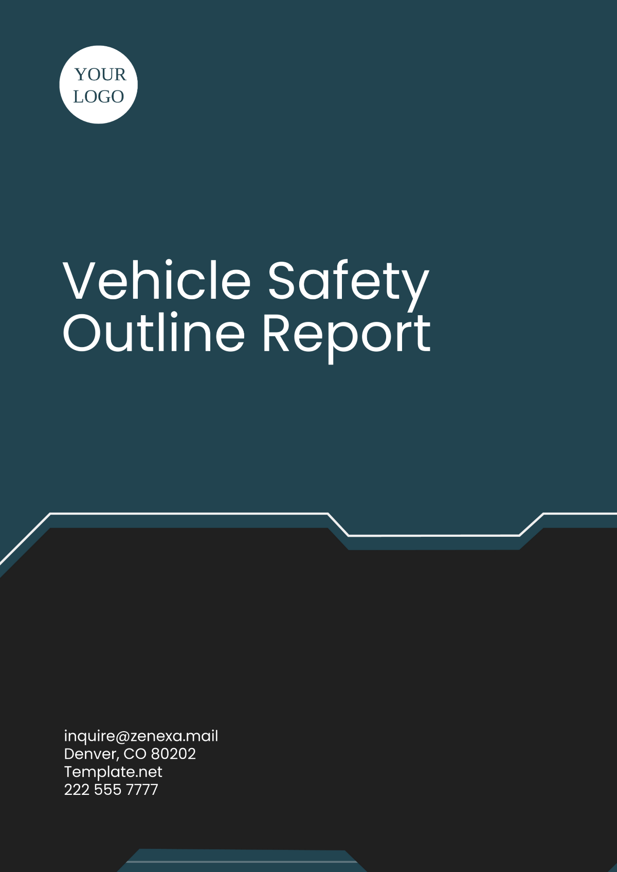 Vehicle Safety Outline Report Template - Edit Online & Download