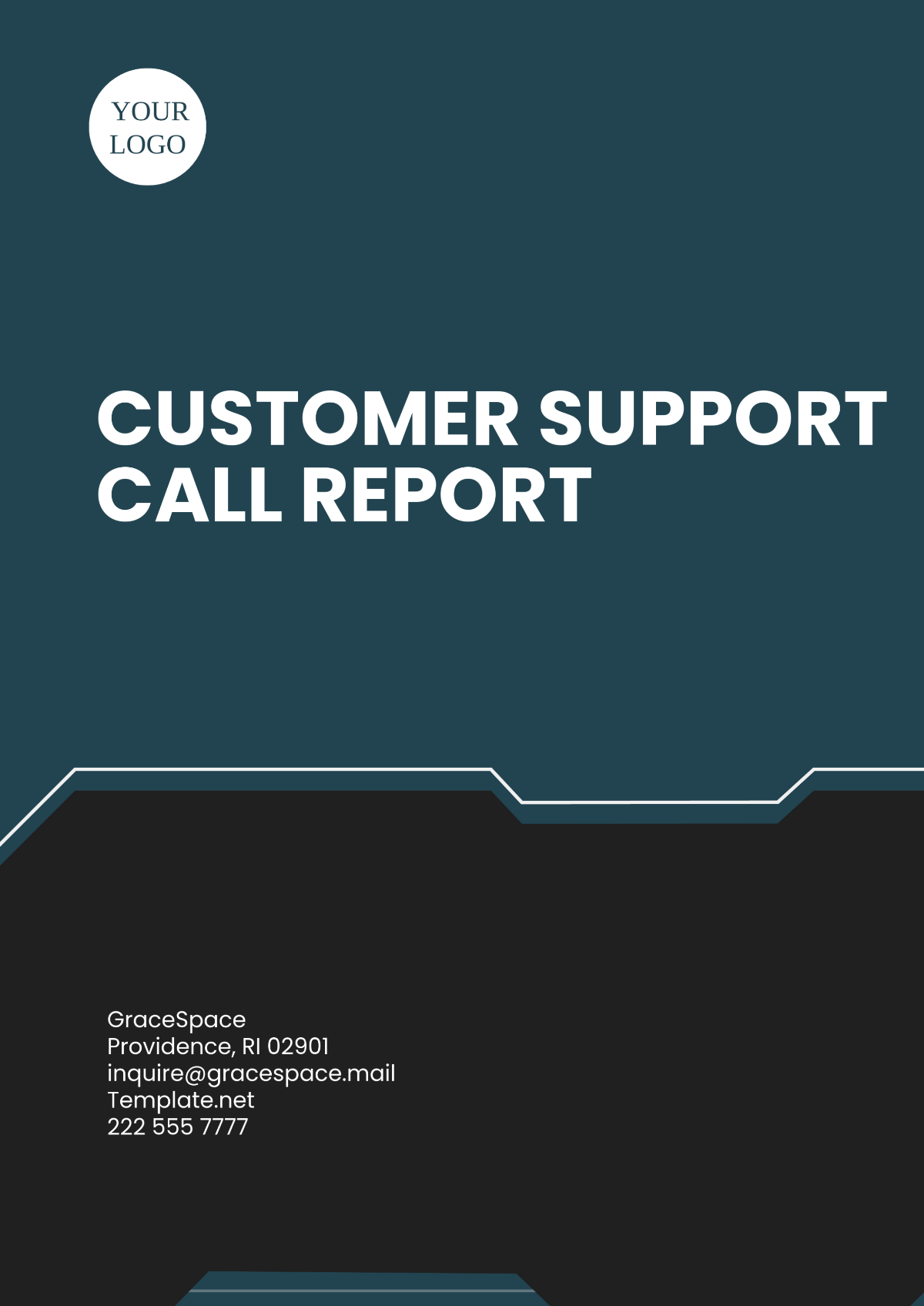 Free Customer Support Call Report Template