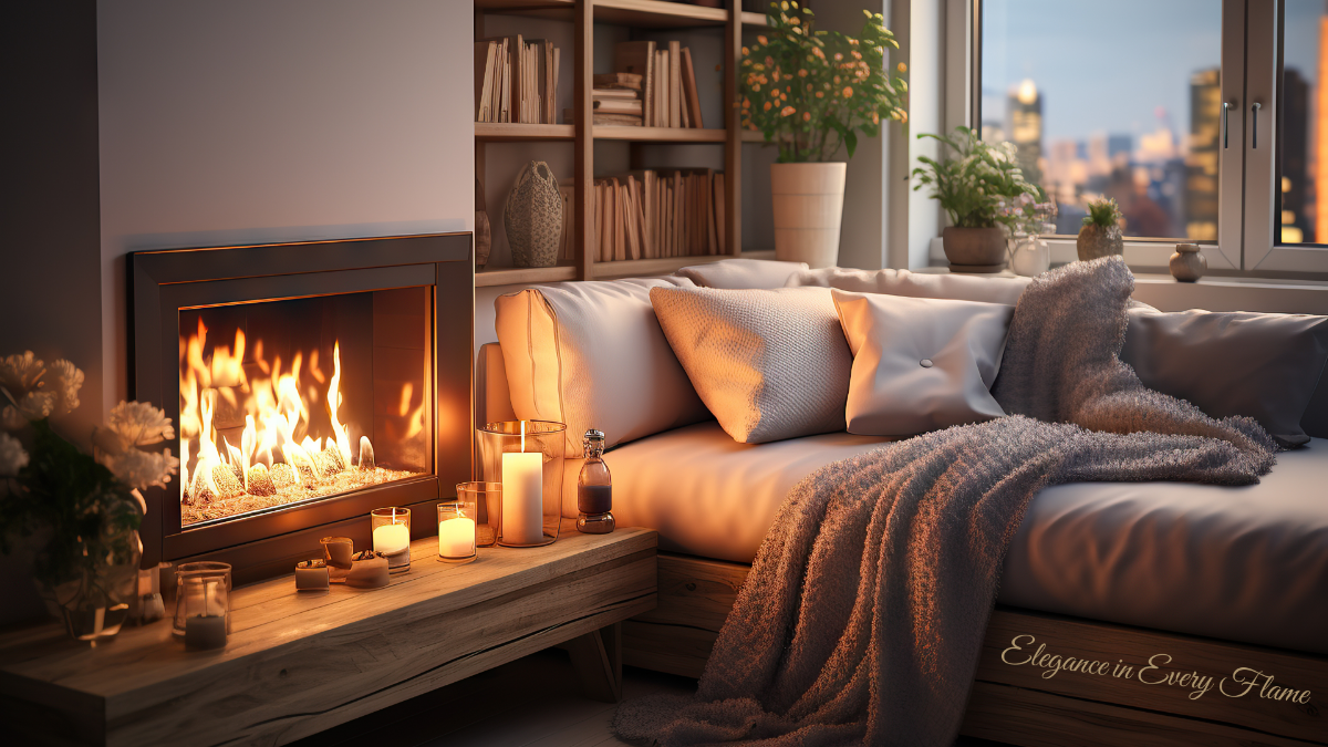 Free Aesthetic Fireplace Background Template - Edit Online & Download