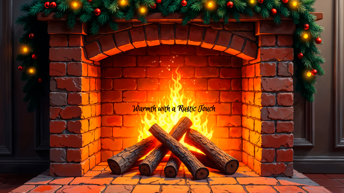 Free Brick Fireplace Background Template - Edit Online & Download