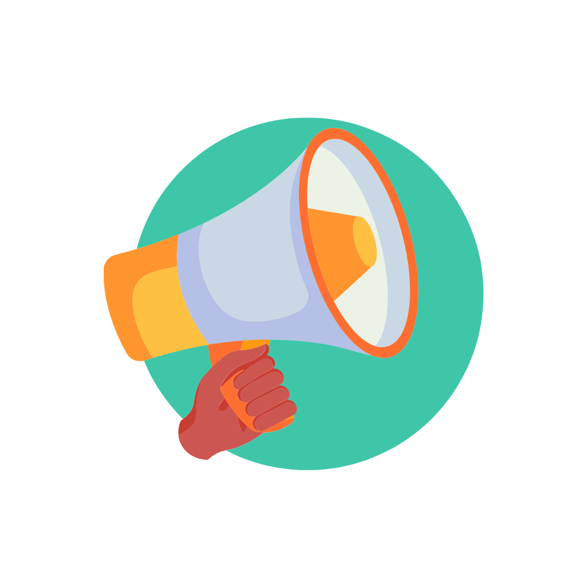 Transparent Megaphone Clipart  - Edit Online | Template.net