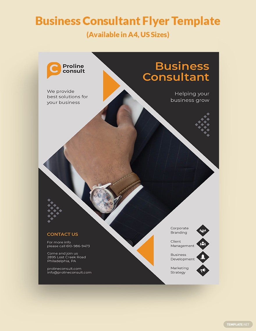Business Consulting Flyer Template