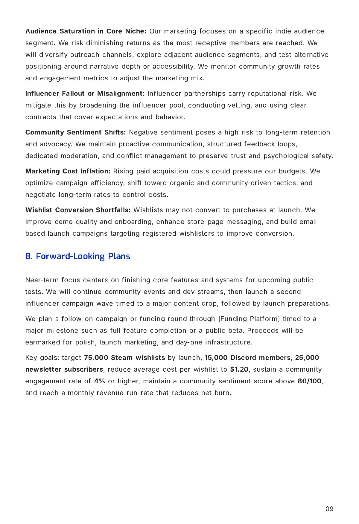 Free Crowdfunding Investor Report Template to Edit Online