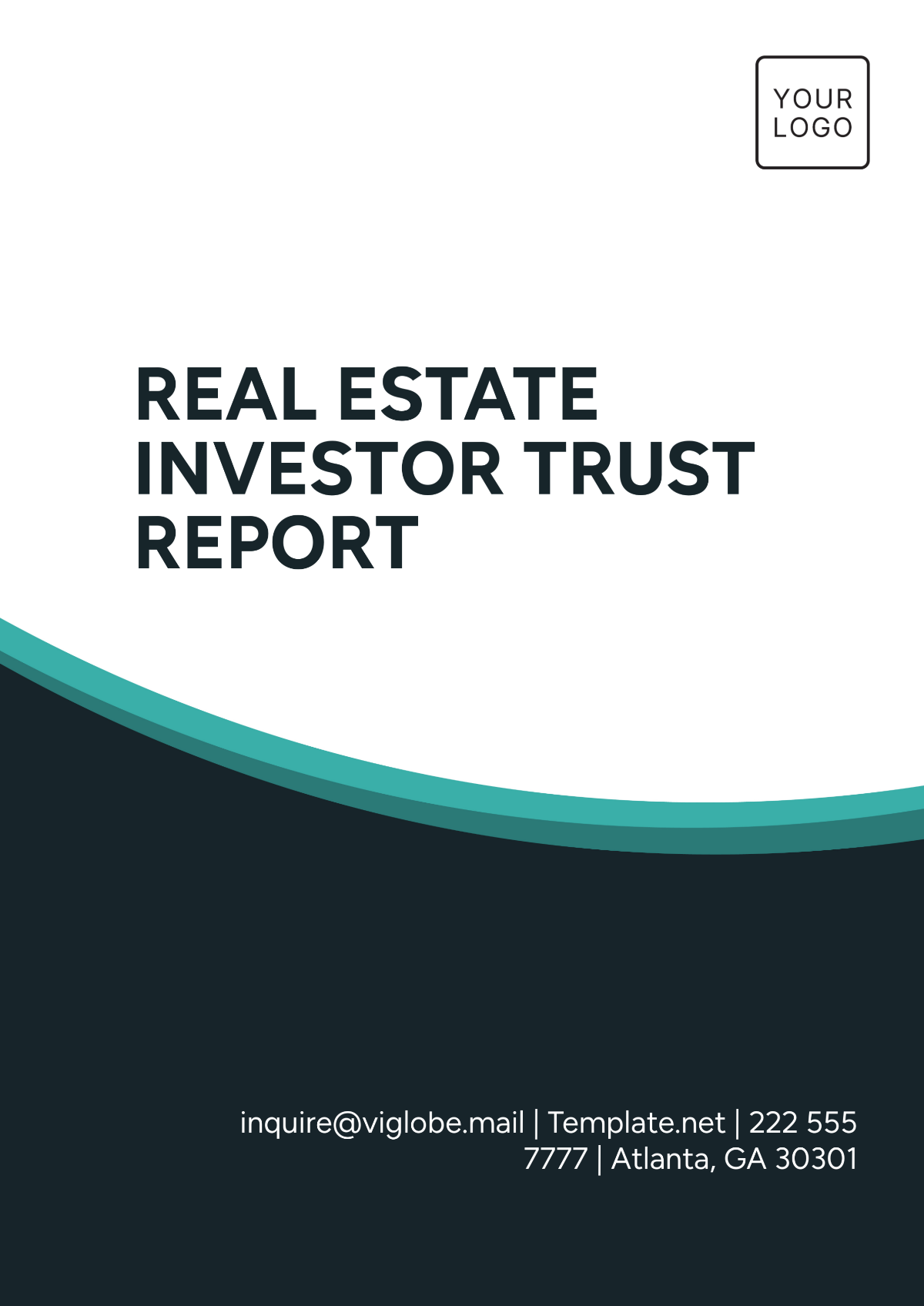 Real Estate Investor Trust (REIT) Report Template - Edit Online & Download