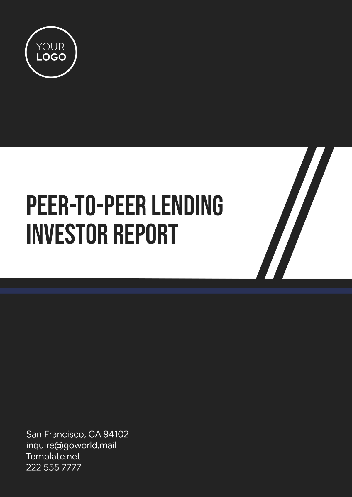 Peer-to-Peer Lending Investor Report Template - Edit Online & Download