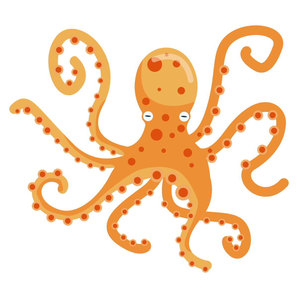 Colorful Octopus Clipart - Edit Online | Template.net