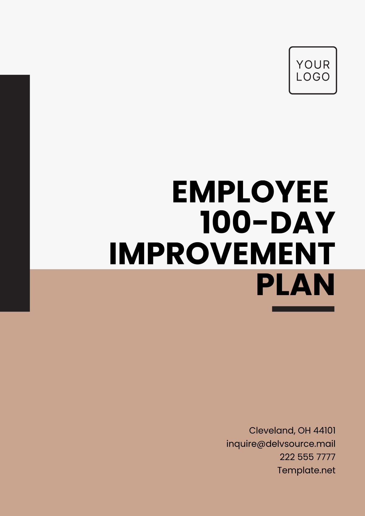 Free Employee 100-Day Improvement Plan Template