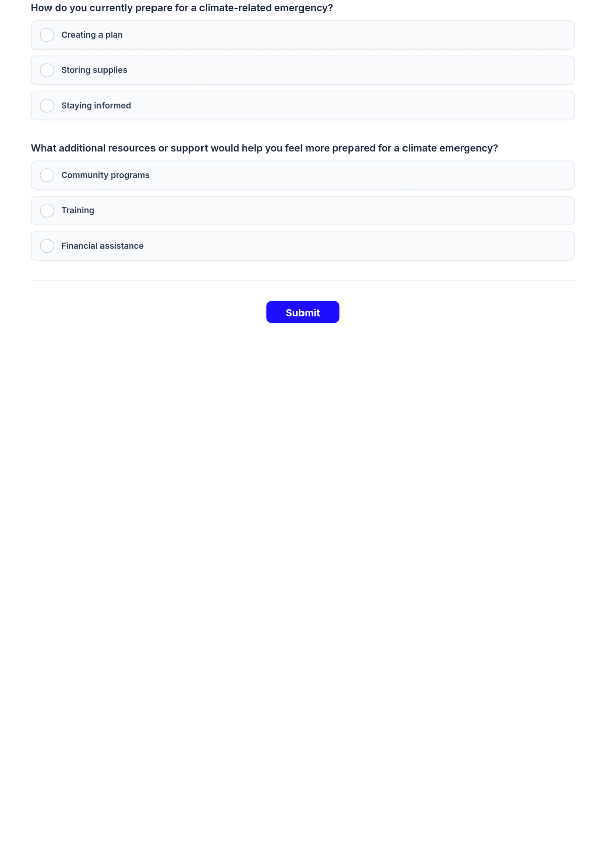 Free Climate Change Vulnerability Assessment Form Template & AI Maker