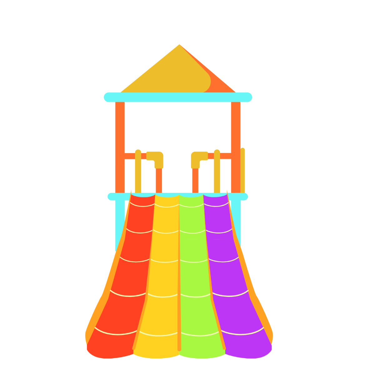 Playground Slide Clipart - Edit Online | Template.net