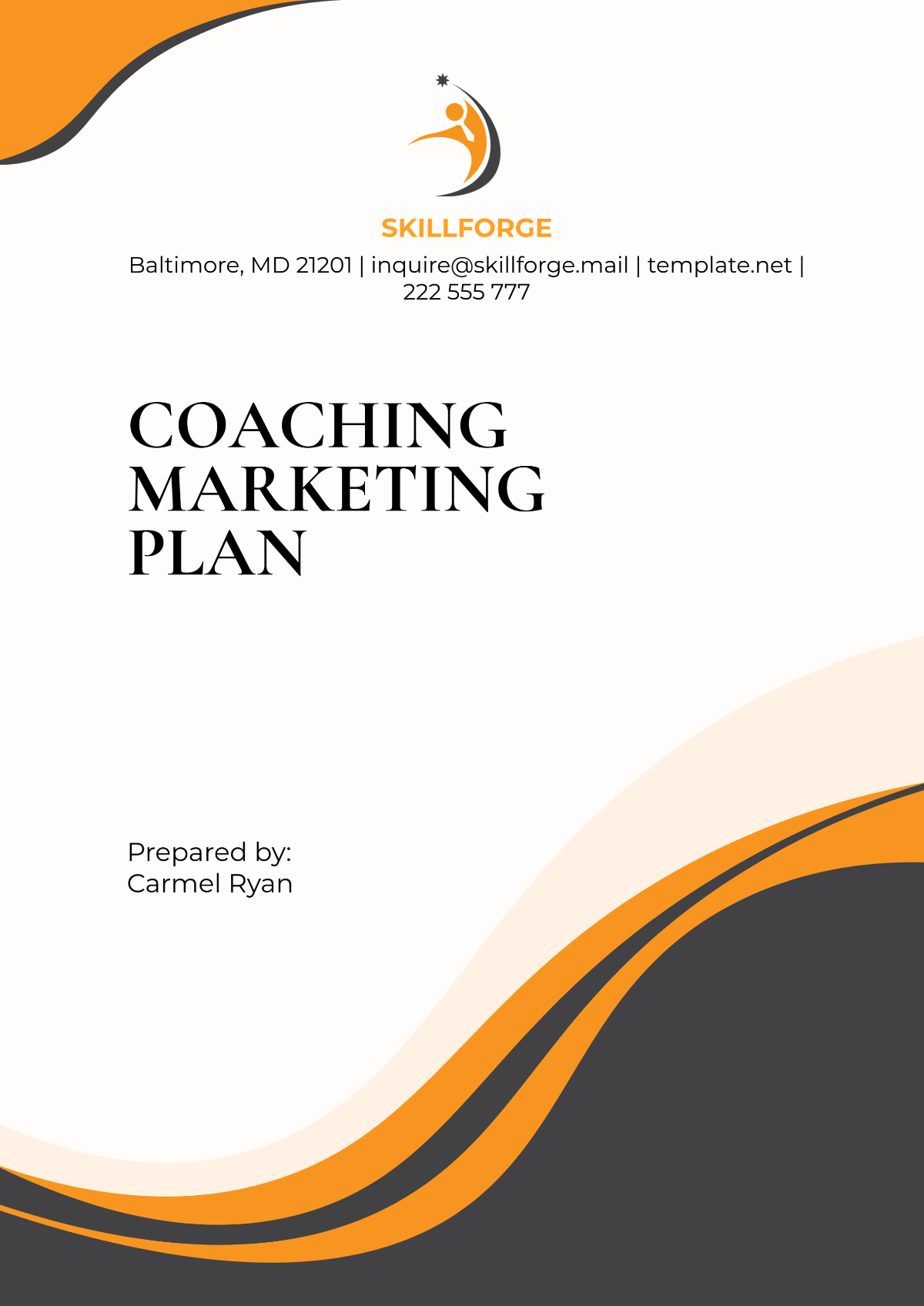 Free Coaching Marketing Plan Template