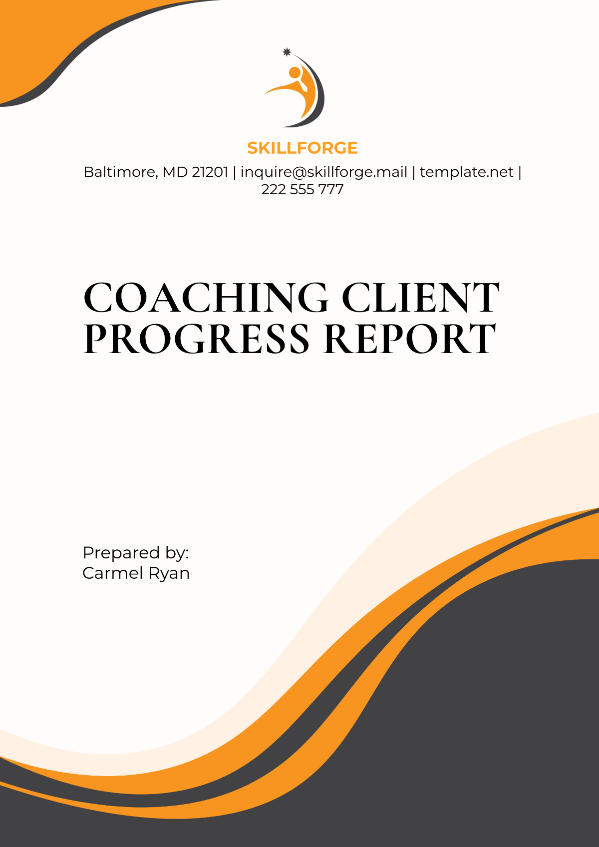 Free Coaching Client Progress Report Template