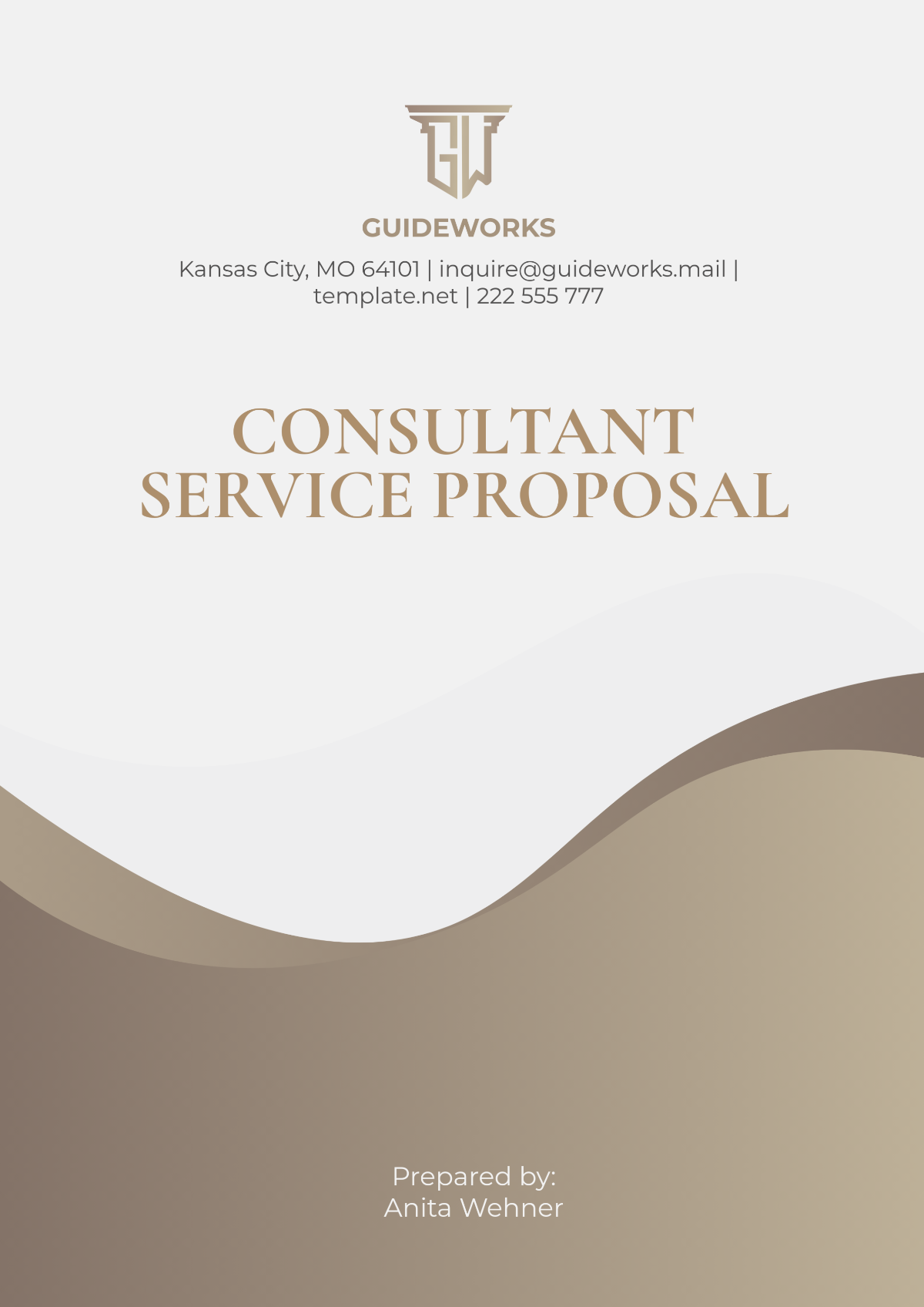 Free Consultant Service Proposal Template