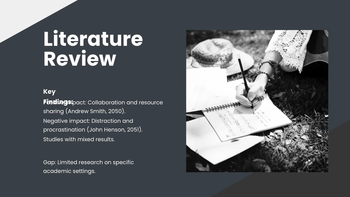 Free Thesis Presentation Template to Edit Online