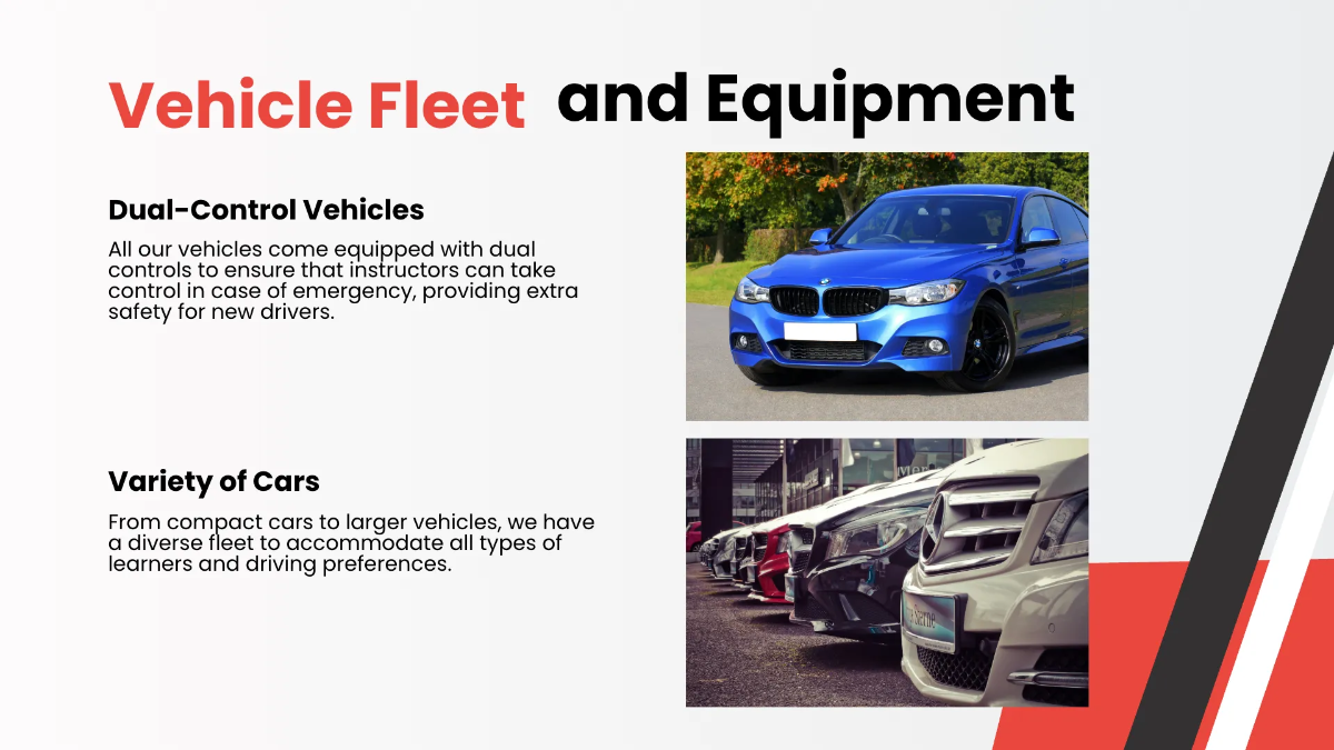 Free Driving School Presentation Template to Edit Online