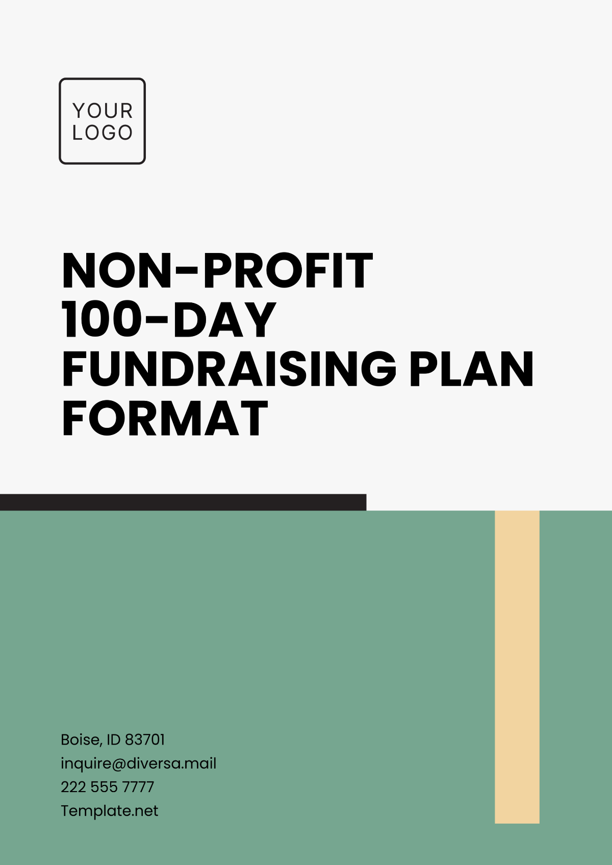 Free Fundraising Plan Templates Editable And Printable