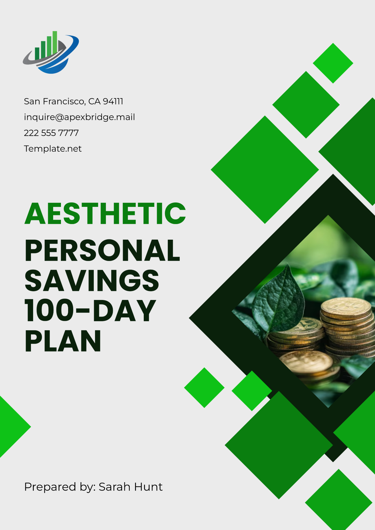 Aesthetic Personal Savings 100-Day Plan Template - Edit Online & Download