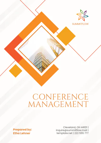 Free Conference Management Template to Edit Online